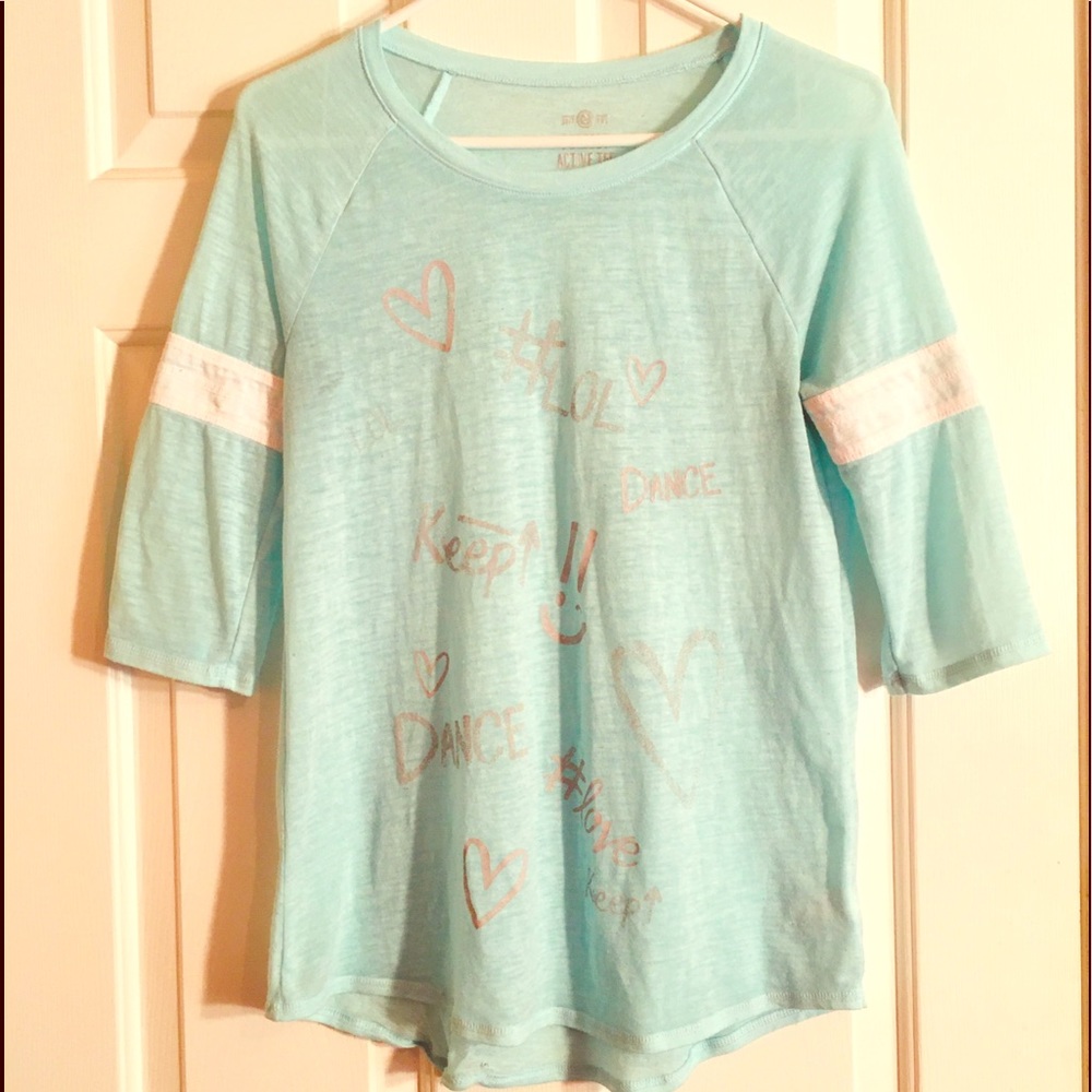 Girls blue top